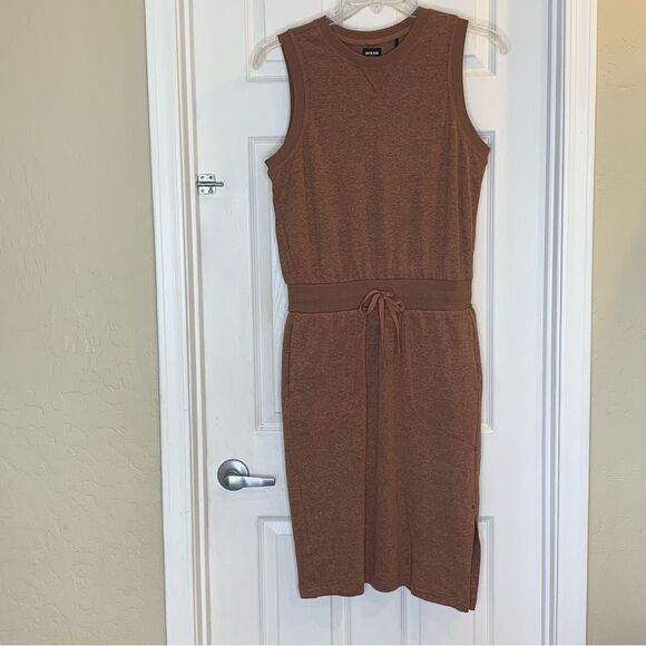 Prana Cozy Up Beach Hopper Dress Terra Heather Size Medium - Picture 3 of 12
